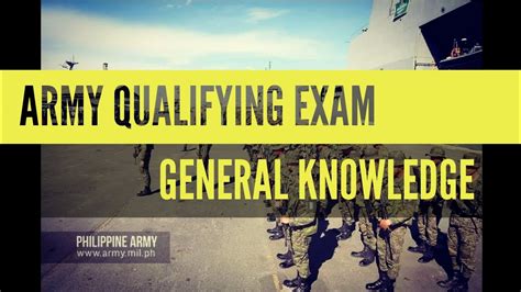 Announcement! Army Qualifying Exam .